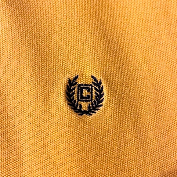 Chaps Ralph Lauren Yellow Cotton Vintage Golf Polo Shirt |M - Picture 7 of 8
